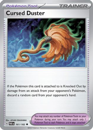 SV04 Paradox Rift  161/182 Cursed Duster  - Reverse Holofoil - Uncommon
