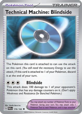 SV04 Paradox Rift  176/182 Technical Machine: Blindside  - Reverse Holofoil - Uncommon
