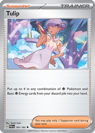 SV04 Paradox Rift  181/182 Tulip  - Reverse Holofoil - Uncommon
