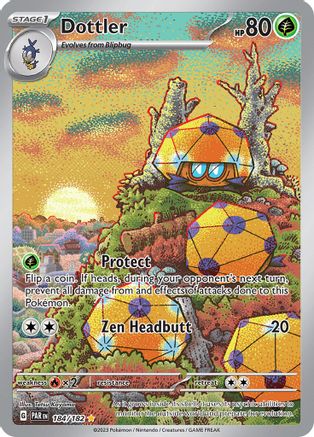 SV04 Paradox Rift  184/182 Dottler  - Holofoil - Illustration Rare