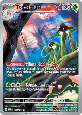 SV04 Paradox Rift  185/182 Toedscruel  - Holofoil - Illustration Rare