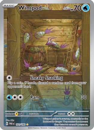 SV04 Paradox Rift  191/182 Wimpod  - Holofoil - Illustration Rare
