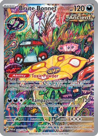 SV04 Paradox Rift  207/182 Brute Bonnet  - Holofoil - Illustration Rare