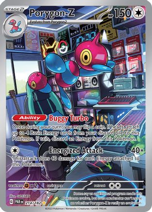 SV04 Paradox Rift  214/182 Porygon  - Holofoil - Illustration Rare