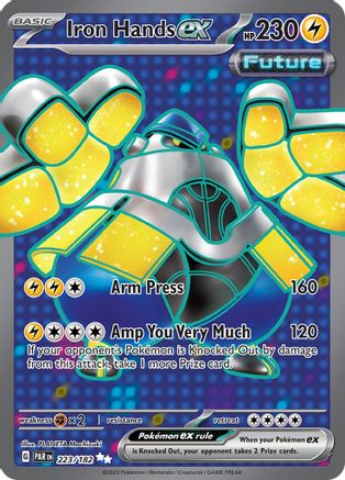 SV04 Paradox Rift  223/182 Iron Hands ex  - Holofoil - Ultra Rare