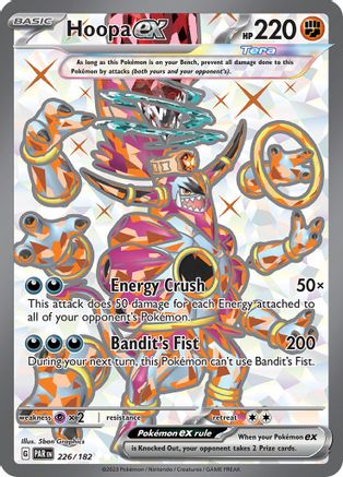 SV04 Paradox Rift  226/182 Hoopa ex  - Holofoil - Ultra Rare