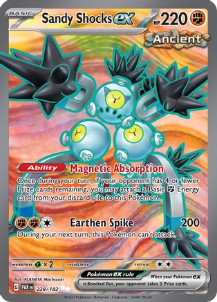SV04 Paradox Rift  228/182 Sandy Shocks ex  - Holofoil - Ultra Rare