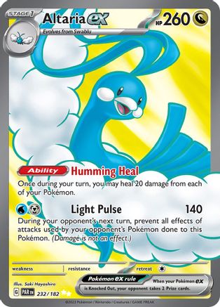 SV04 Paradox Rift  232/182 Altaria ex  - Holofoil - Ultra Rare