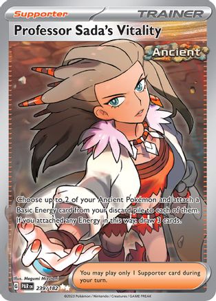 SV04 Paradox Rift  239/182 Professor Sada's Vitality  - Holofoil - Ultra Rare