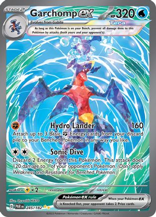 SV04 Paradox Rift  245/182 Garchomp ex  - Holofoil - Special Illustration Rare