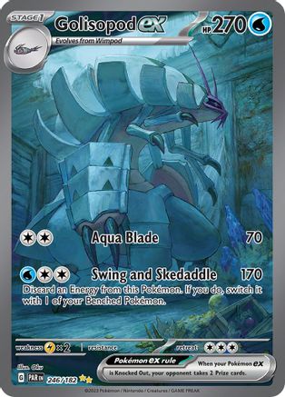 SV04 Paradox Rift  246/182 Golisopod ex  - Holofoil - Special Illustration Rare