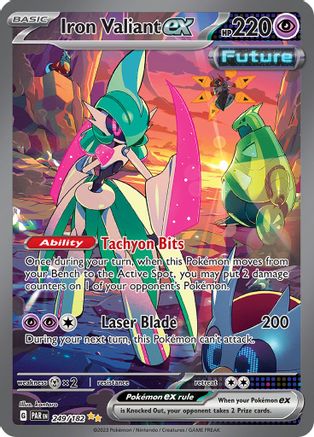 SV04 Paradox Rift  249/182 Iron Valiant ex  - Holofoil - Special Illustration Rare
