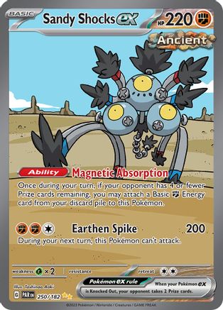 SV04 Paradox Rift  250/182 Sandy Shocks ex  - Holofoil - Special Illustration Rare
