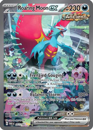 SV04 Paradox Rift  251/182 Roaring Moon ex  - Holofoil - Special Illustration Rare