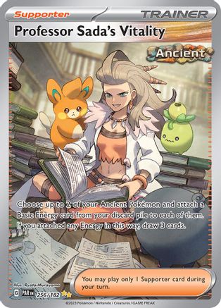 SV04 Paradox Rift  256/182 Professor Sada's Vitality  - Holofoil - Special Illustration Rare