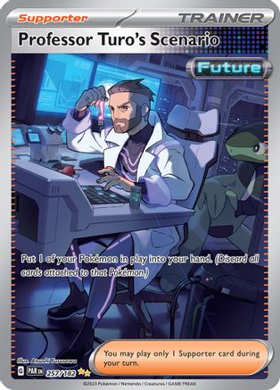 SV04 Paradox Rift  257/182 Professor Turo's Scenario  - Holofoil - Special Illustration Rare