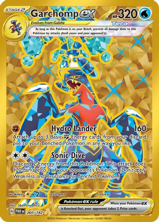 SV04 Paradox Rift  260/182 Garchomp ex  - Holofoil - Hyper Rare