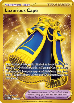 SV04 Paradox Rift  265/182 Luxurious Cape  - Holofoil - Hyper Rare