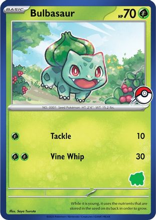 My First Battle  Bulbasaur (Blue Border)  - Unconfirmed