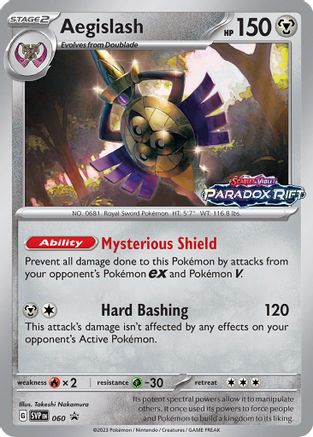 SV Scarlet & Violet Promo Cards  060 Aegislash  - Holofoil - Promo