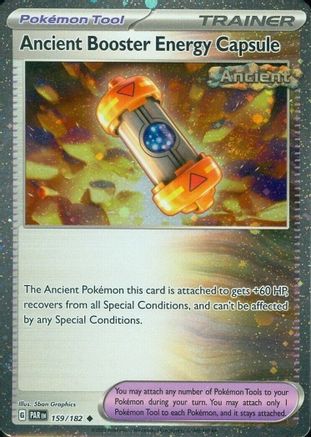 Miscellaneous Cards & Products  159/182 Ancient Booster Energy Capsule  - Holofoil - Uncommon