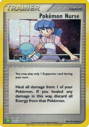 Trading Card Game Classic  023/034 Pokemon Nurse  - Holofoil - Classic Collection