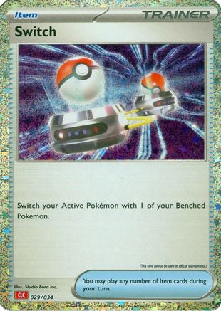 Trading Card Game Classic  029/034 Switch (CLC)  - Holofoil - Classic Collection
