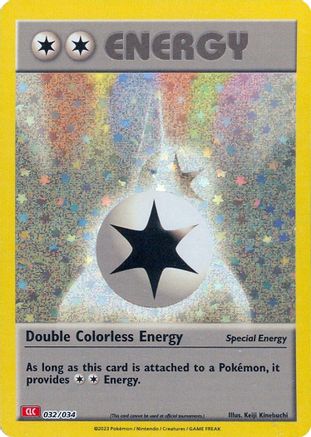 Trading Card Game Classic  032/034 Double Colorless Energy (CLC)  - Holofoil - Classic Collection