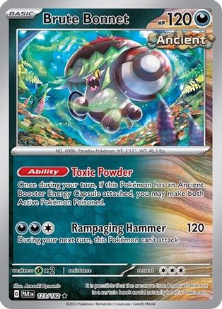 Miscellaneous Cards & Products  123/182 Brute Bonnet  - Holofoil - Rare