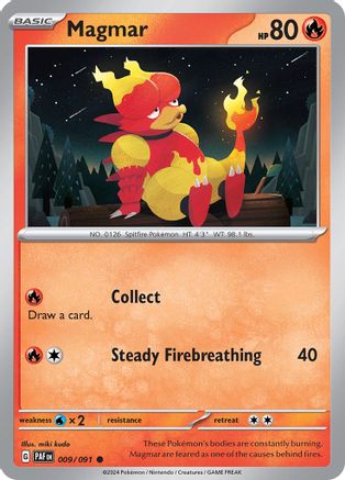 SV Paldean Fates  009/091 Magmar  - Common