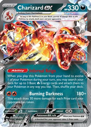 SV Paldean Fates  054/091 Charizard ex  - Holofoil - Double Rare