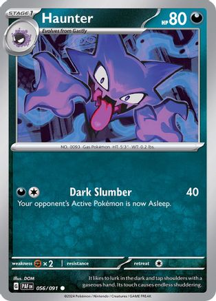 SV Paldean Fates  056/091 Haunter  - Common
