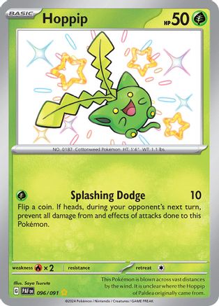 SV Paldean Fates  096/091 Hoppip  - Holofoil - Shiny Rare
