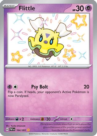 SV Paldean Fates  164/091 Flittle  - Holofoil - Shiny Rare