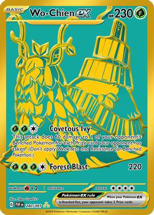 SV Paldean Fates  240/091 Wo-Chien ex  - Holofoil - Hyper Rare
