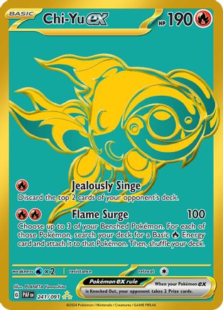 SV Paldean Fates  241/091 Chi-Yu ex  - Holofoil - Hyper Rare
