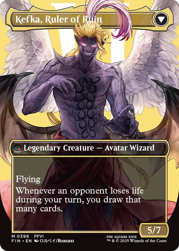 FINAL FANTASY - (FIN-398) - Kefka, Court Mage (0398) (Borderless) Foil
