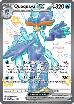 SV Scarlet & Violet Promo Cards  084 Quaquaval ex  - Holofoil - Promo