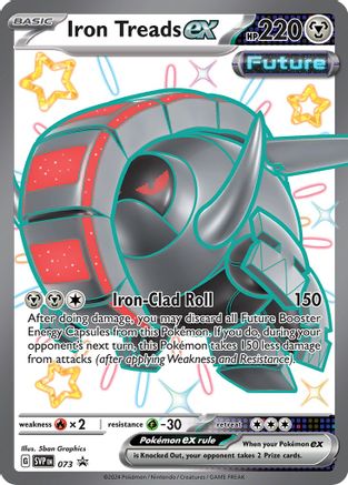 SV Scarlet & Violet Promo Cards  073 Iron Treads ex  - Holofoil - Promo