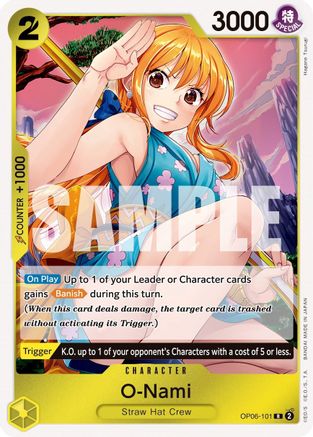 Wings of the Captain  OP06-101 O-Nami (OP06-101)  - Foil - Rare