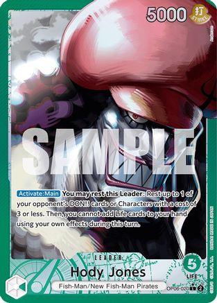 Wings of the Captain  OP06-020 Hody Jones (020) (Alternate Art) (OP06-020)  - Foil - Leader