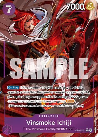 Wings of the Captain  OP06-061 Vinsmoke Ichiji (061) (Alternate Art) (OP06-061)  - Foil - Rare