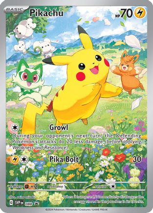 SV Scarlet & Violet Promo Cards  088 Pikachu  - Holofoil - Promo