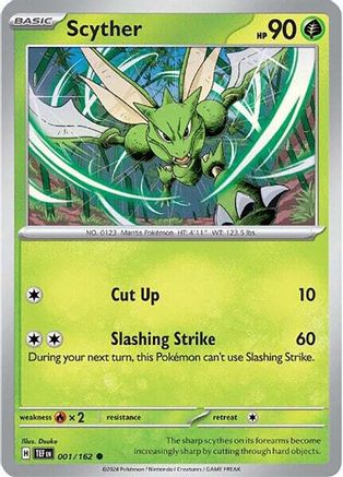 SV05 Temporal Forces  001/162 Scyther  - Common