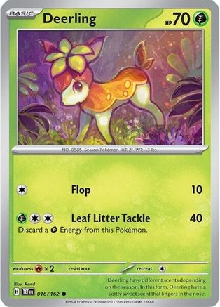 SV05 Temporal Forces  016/162 Deerling  - Common