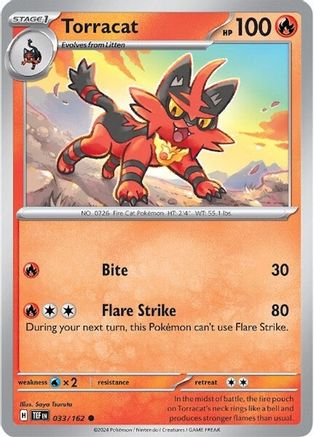 SV05 Temporal Forces  033/162 Torracat  - Common