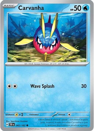SV05 Temporal Forces  042/162 Carvanha  - Common