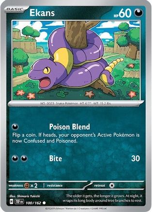 SV05 Temporal Forces  100/162 Ekans  - Common