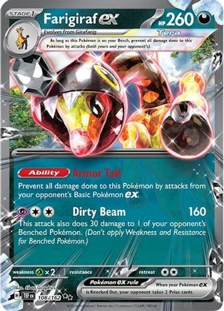 SV05 Temporal Forces  108/162 Farigiraf ex  - Holofoil - Double Rare