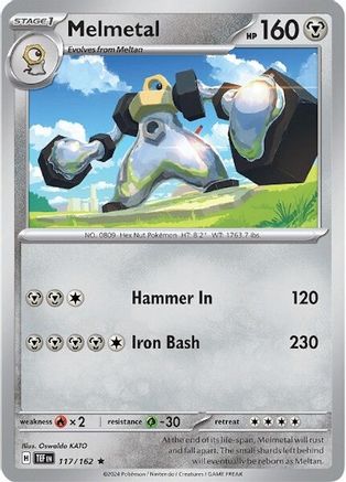 SV05 Temporal Forces  117/162 Melmetal  - Reverse Holofoil - Rare
